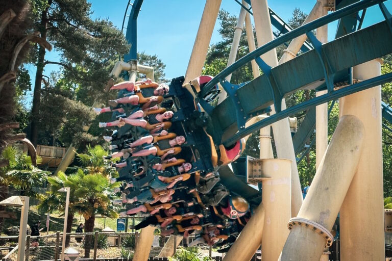 Parc Asterix Oziris Inverted Roller Coaster 768x512