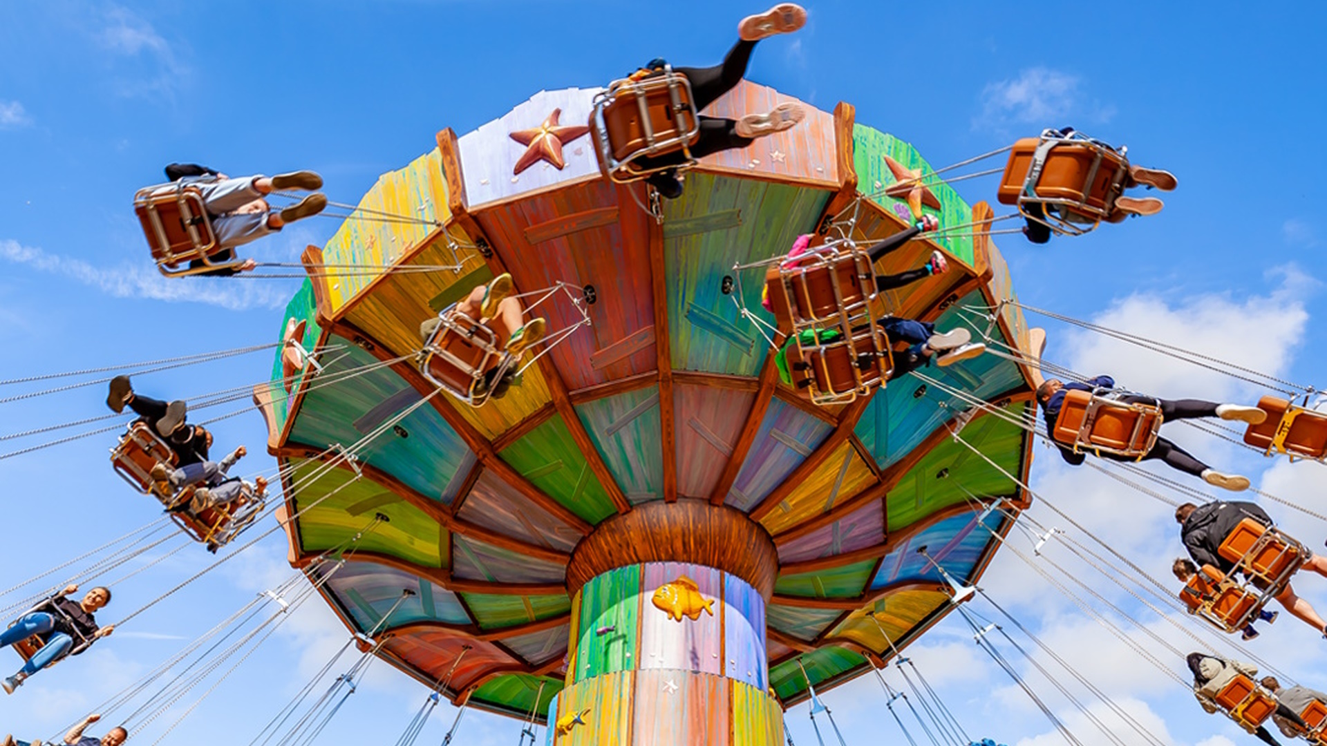 Drayton Manor Wave Swinger Landscape