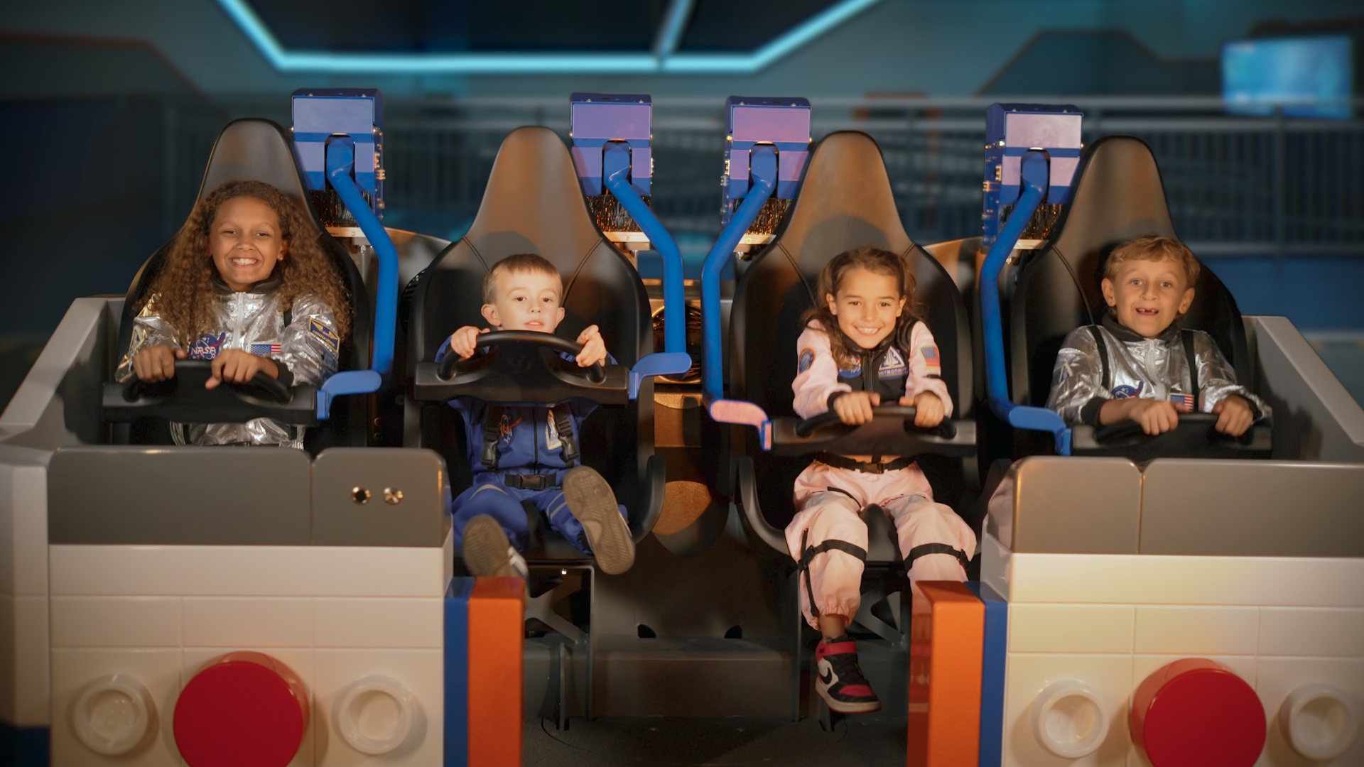 LEGOLAND - Galacticoaster Riders on the Rollercoaster