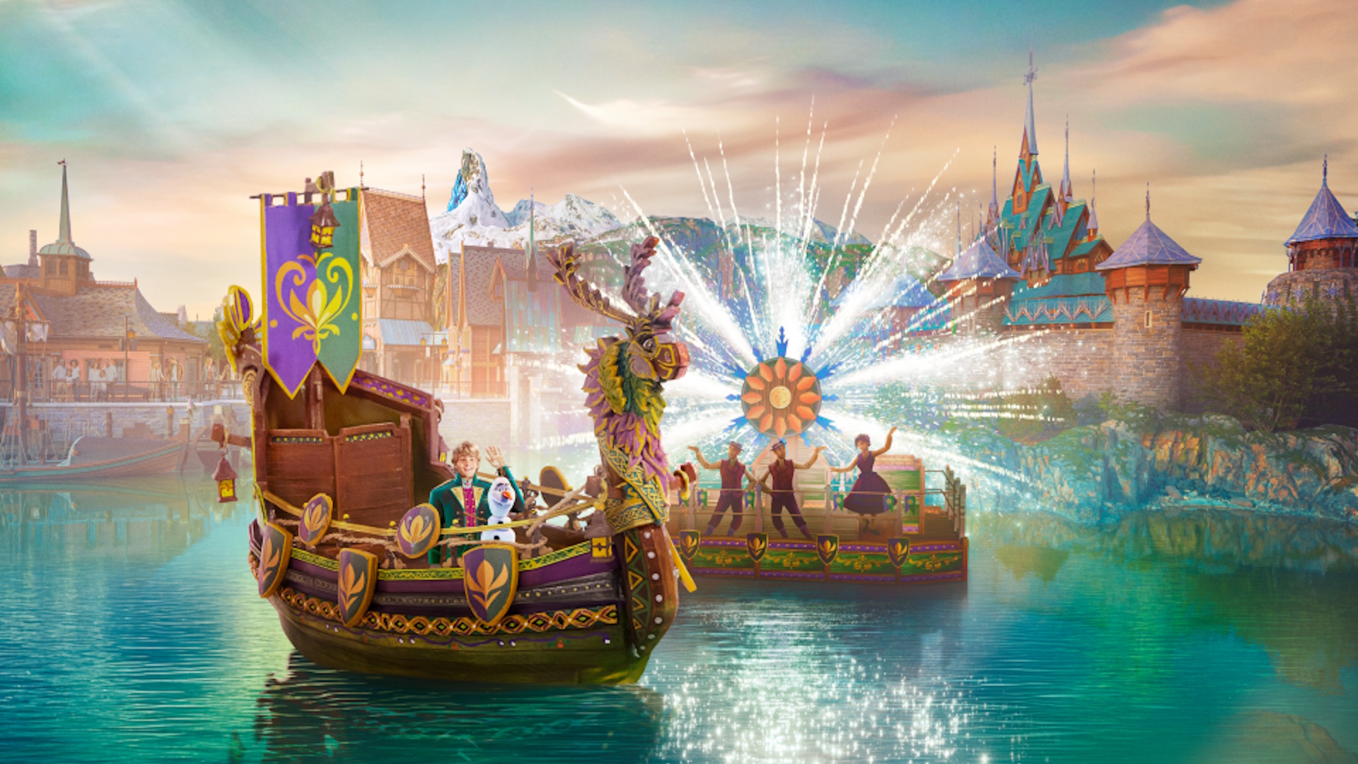 Disneyland Paris - Disney Adventure World - World of Frozen - Lagoon Show